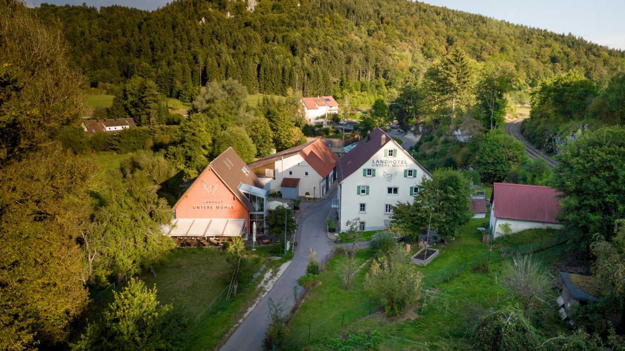 Landhotel Untere Muehle Strassberg Zewnętrze zdjęcie